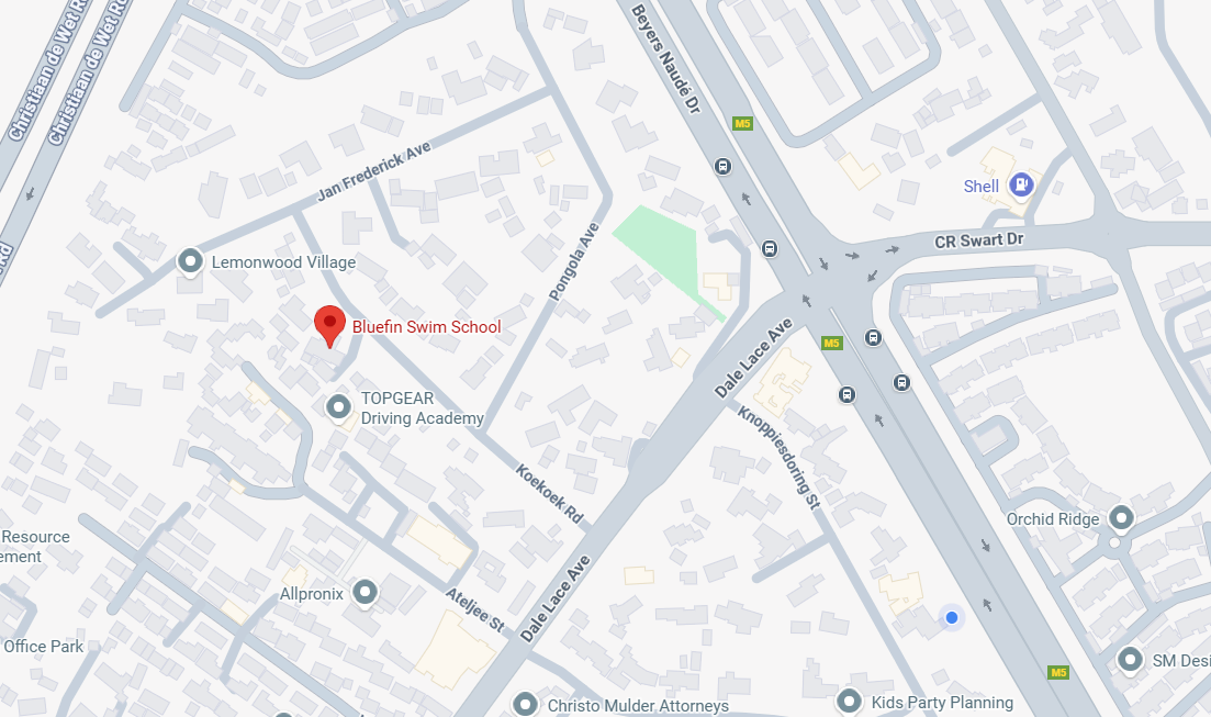 Bluefin Swim School Location Map